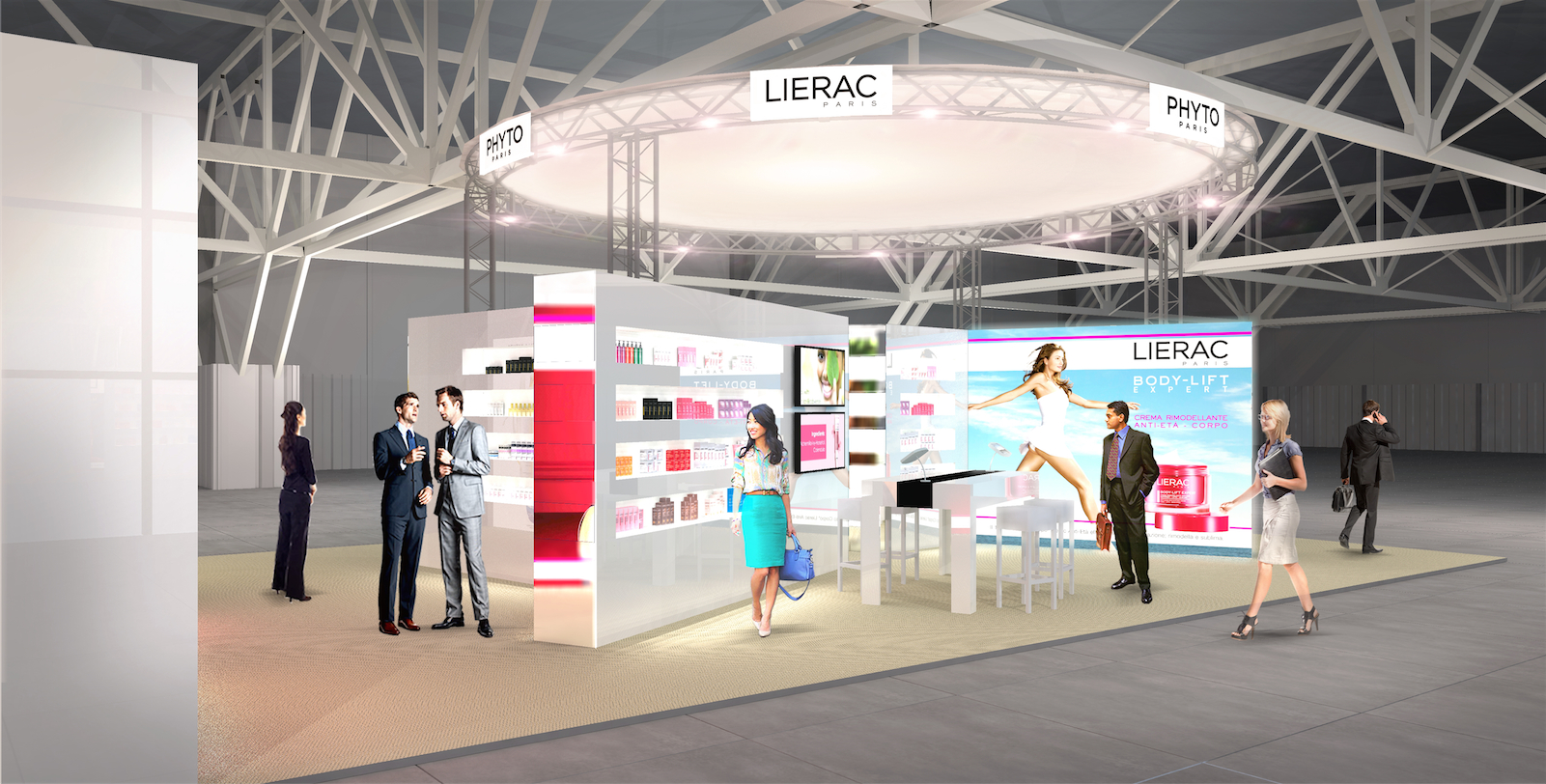 Stand Lierac Cosmofarma 2014